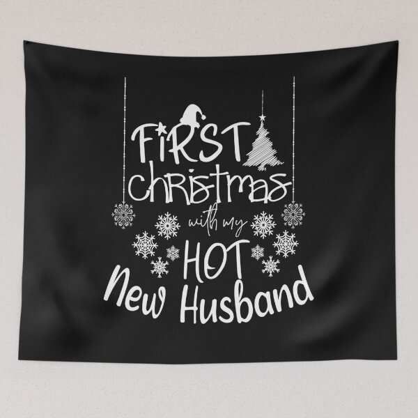 Item preview,  First Christmas With My Hot New Husband Funny Gift For Husband boyfriend   designed and sold by AYMEDD.