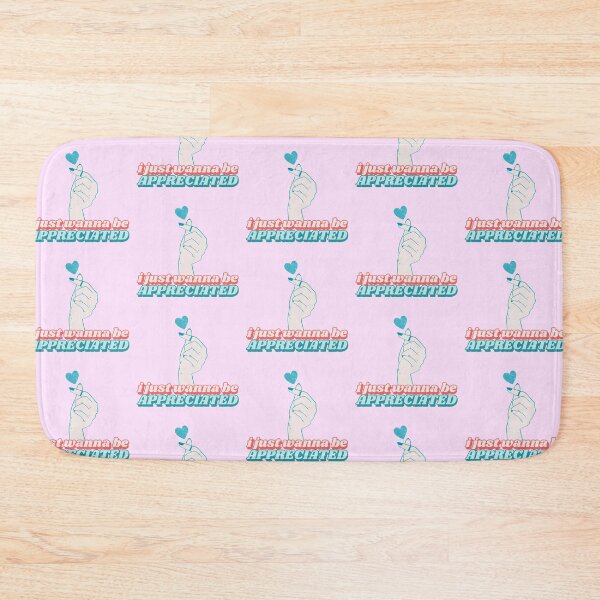 Item preview, I Just Wanna Be Appreciated Cute K-Pop Finger Heart Pastel Pink designed and sold by Sunny Collections.