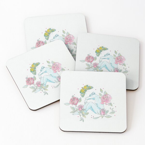 Item preview, Pink Rose and Moth Maiden  designed and sold by Annie  Louise.