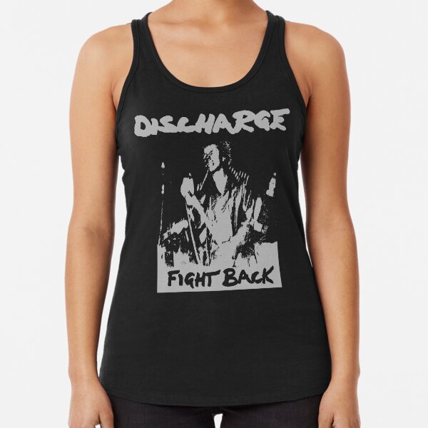 Discharge - Fight Back Racerback Tank Top