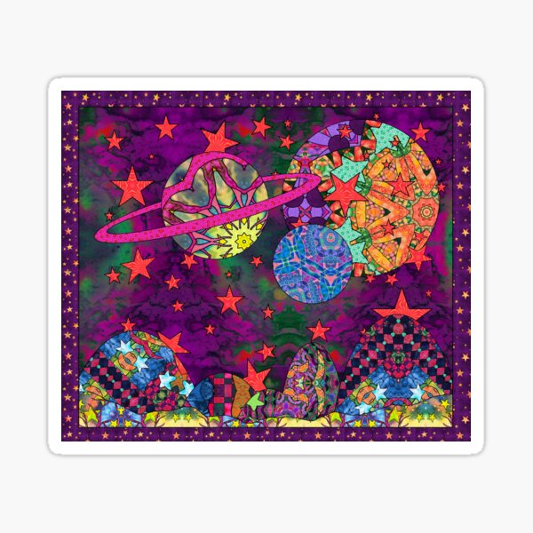 Psychedelic Skies Sticker