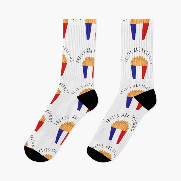 Item preview, FRITES ARE FRIENDS French Fries Cute French Quote designed and sold by a-little-ink.