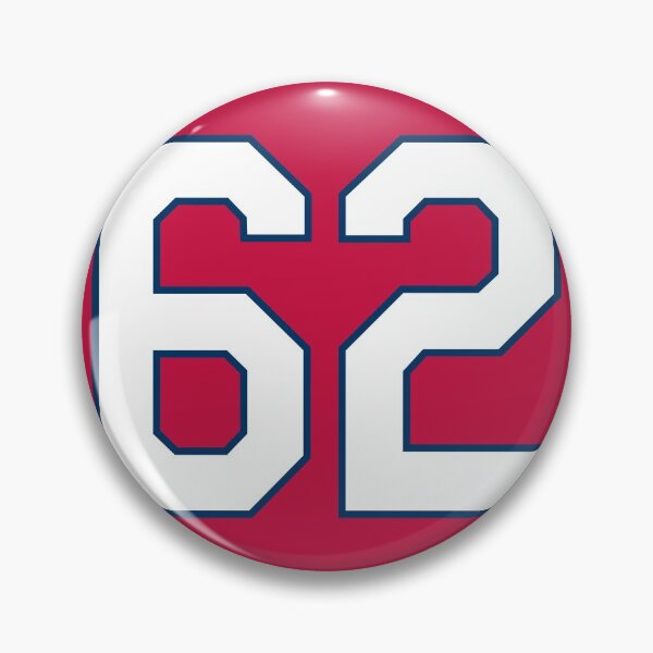 Item preview, Daniel Ponce de Leon #62 Jersey Number designed and sold by StickBall.