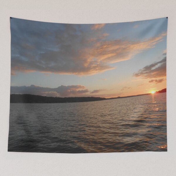 Item preview, Clouds of Shark & Alligators in Lake of the Ozarks Sunset designed and sold by JoyfulEclectic.