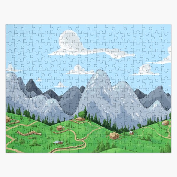 Sleepy Village Puzzle #2 Jigsaw Puzzle