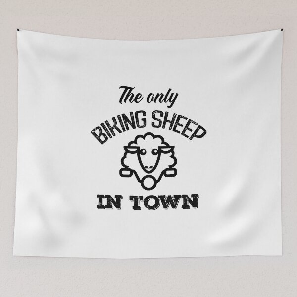 Item preview, Mountain biking sheep  designed and sold by Avgeek21.