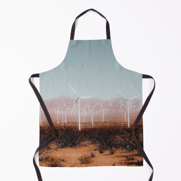 Item preview, Wind turbine in the desert and mountain view at Kern County California USA designed and sold by Mrvell.
