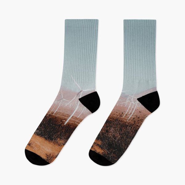 Item preview, Wind turbine in the desert and mountain view at Kern County California USA designed and sold by Mrvell.