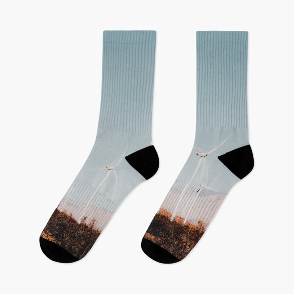 Item preview, Wind turbine in the desert with summer blue sky at Kern County California USA designed and sold by Mrvell.