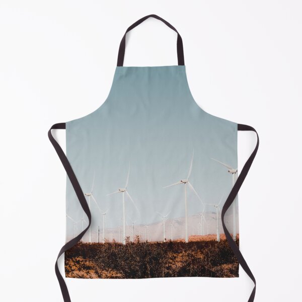 Item preview, Wind turbine in the desert with summer blue sky at Kern County California USA designed and sold by Mrvell.