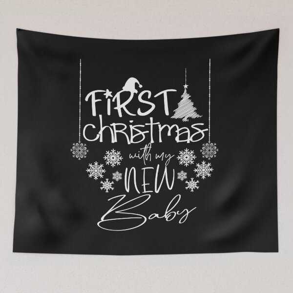 Item preview,  First Christmas With My New Baby Funny Gift   designed and sold by AYMEDD.