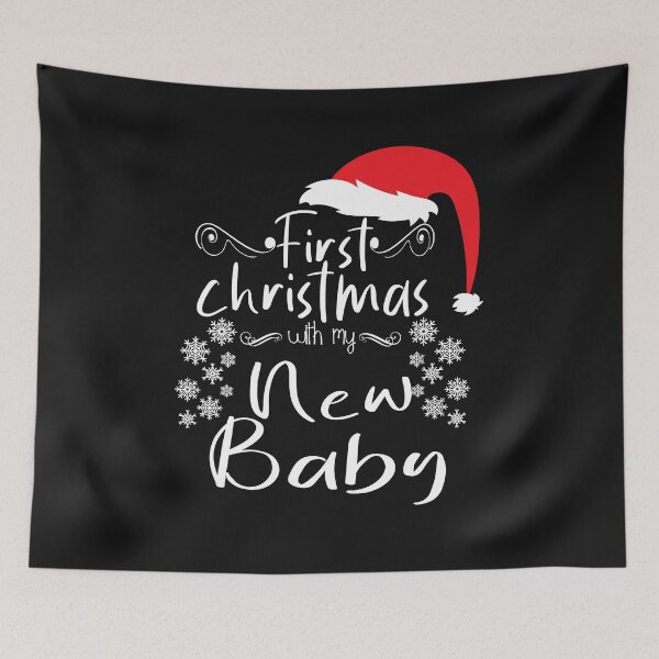 Item preview,  First Christmas With My New Baby Funny Gift   designed and sold by AYMEDD.