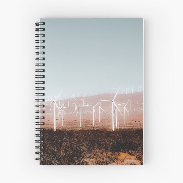 Item preview, Wind turbine in the desert with blue sky at Kern County California USA designed and sold by Mrvell.