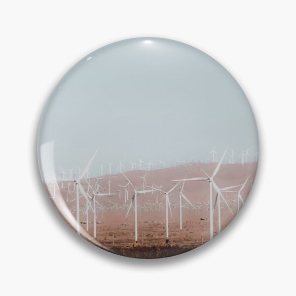 Item preview, Wind turbine in the desert with blue sky at Kern County California USA designed and sold by Mrvell.