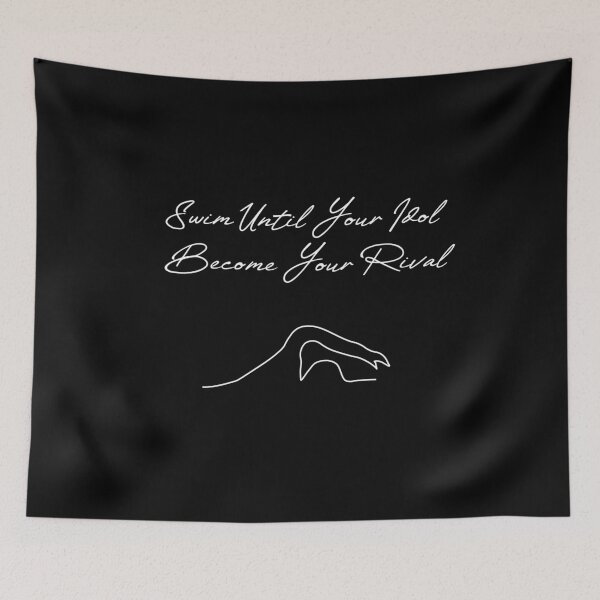 Item preview, swimming motivation quote designed and sold by PRINTED ..