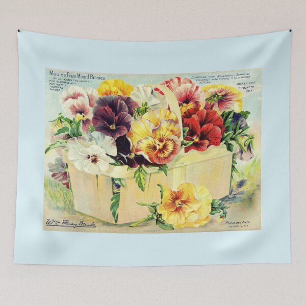 Item preview, Pansies - Maule's Seed 1908 designed and sold by killies.