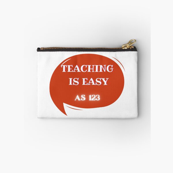 Item preview, Teaching Is Easy As 123 designed and sold by doodle3Dandy.