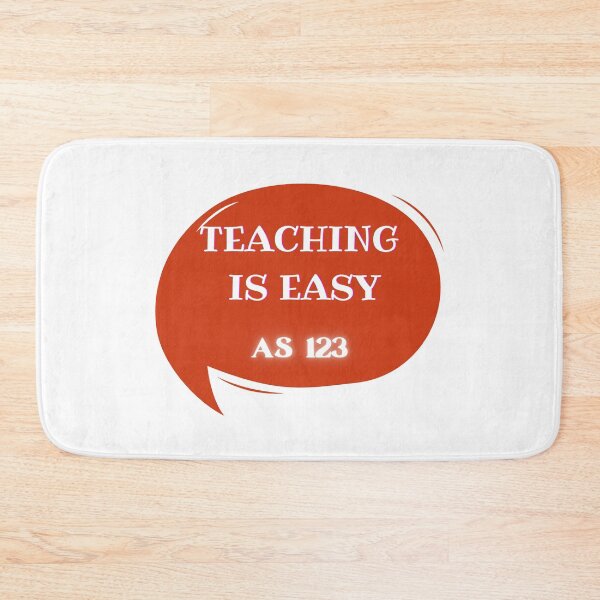 Item preview, Teaching Is Easy As 123 designed and sold by doodle3Dandy.