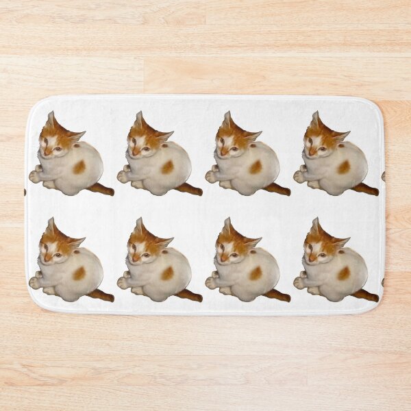 Item preview, Cat - cute kitten - white and ginger kitty designed and sold by Artonmytee.