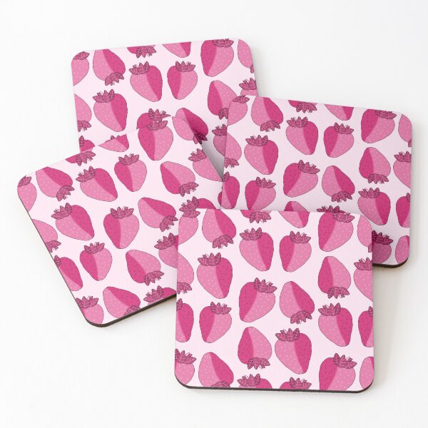Item preview, Pink Strawberry Pattern Strawbabe designed and sold by punkauracrystal.