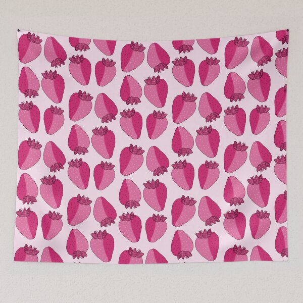 Item preview, Pink Strawberry Pattern Strawbabe designed and sold by punkauracrystal.