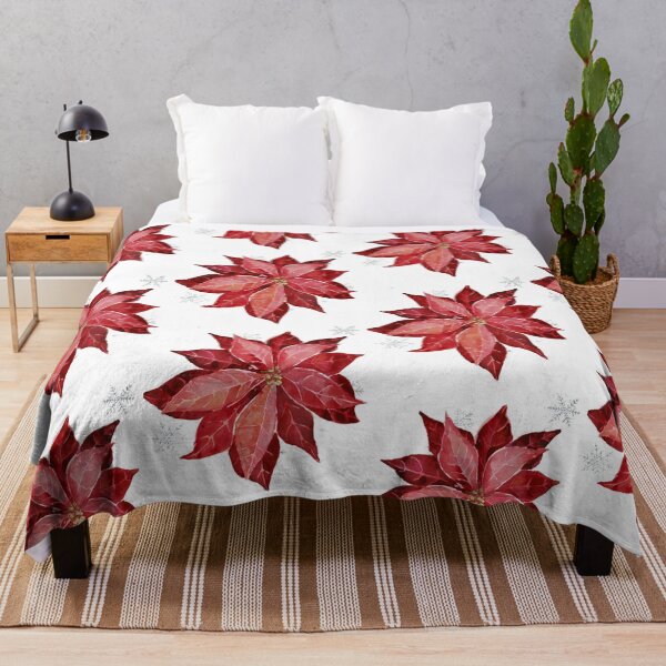 Item preview, poinsettia designed and sold by SteamedDumpling.
