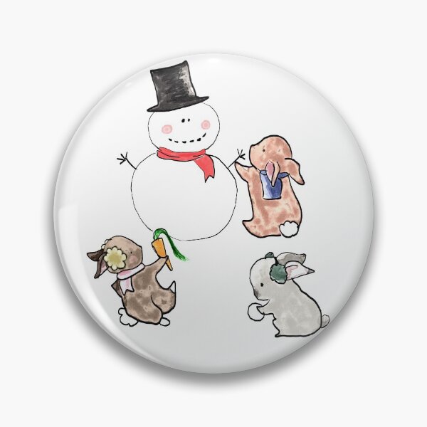 Item preview, Bunnies and snowman designed and sold by TheFluffyGroup.