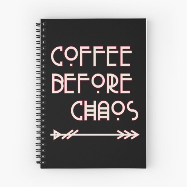 Item preview, Coffee Before Chaos text designed and sold by Coder-T.