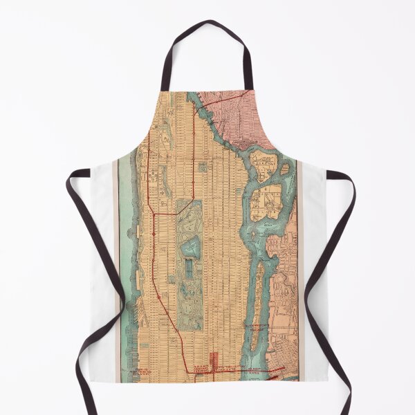 Item preview, Vintage New York Map designed and sold by thomasjgaulton.