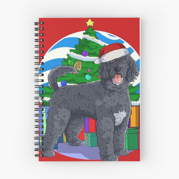 Item preview, Portuguese Water Dog Santa Christmas Tree Ornament Decor designed and sold by Nosek1ng.
