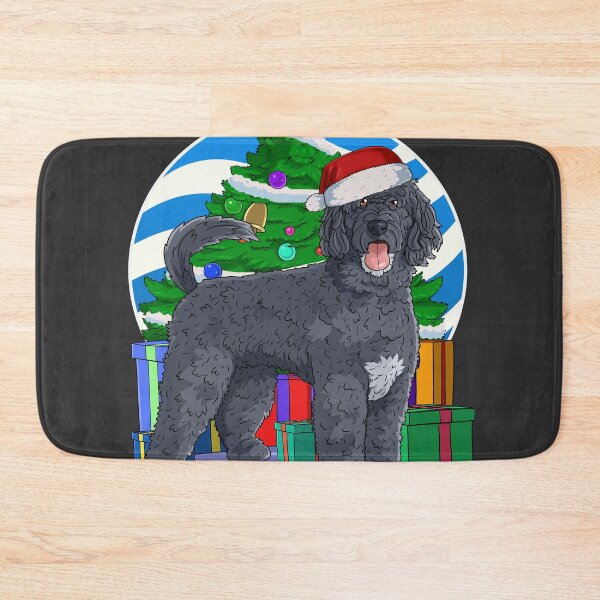 Item preview, Portuguese Water Dog Santa Christmas Tree Ornament Decor designed and sold by Nosek1ng.
