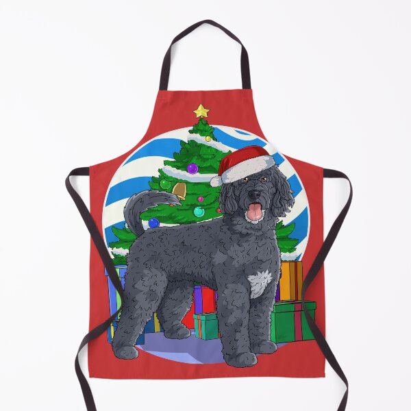 Item preview, Portuguese Water Dog Santa Christmas Tree Ornament Decor designed and sold by Nosek1ng.