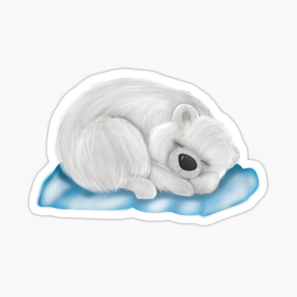 Cute baby polar bear' Sticker