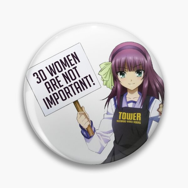 Item preview, 3D WOMEN ARE NOT IMPORTANT ANIME LADY SIGN  designed and sold by Rosko-.