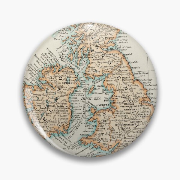 Item preview, Vintage UK Map designed and sold by thomasjgaulton.