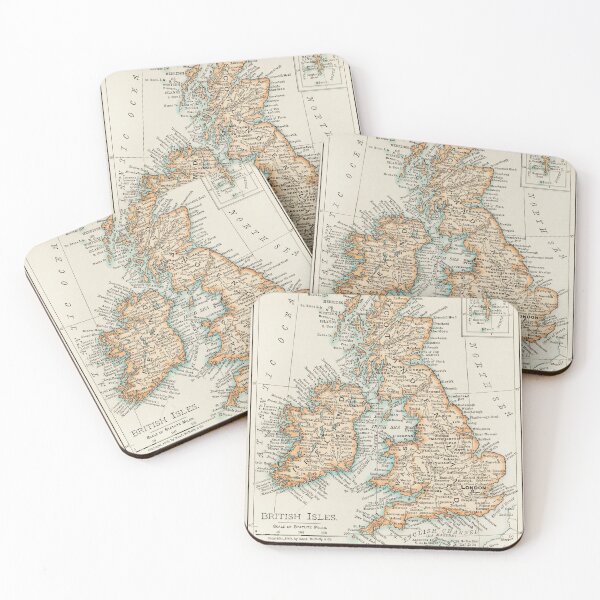 Item preview, Vintage UK Map designed and sold by thomasjgaulton.