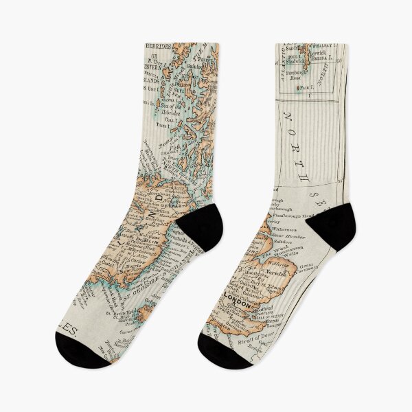Item preview, Vintage UK Map designed and sold by thomasjgaulton.
