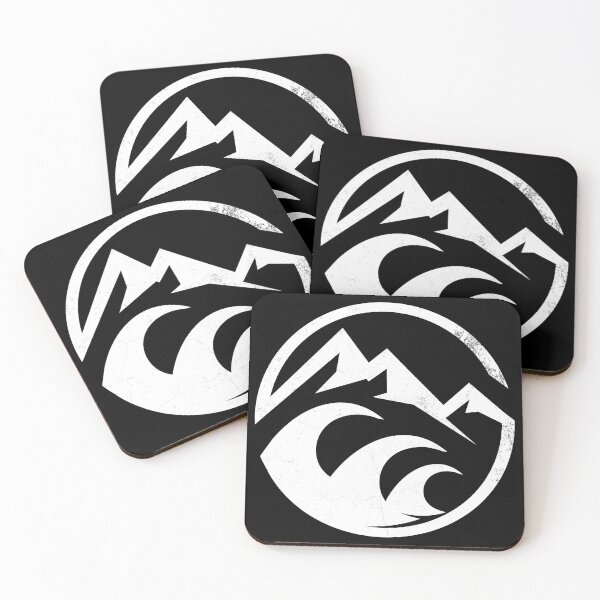Item preview, vintage circle mountain ocean icon designed and sold by pholange.