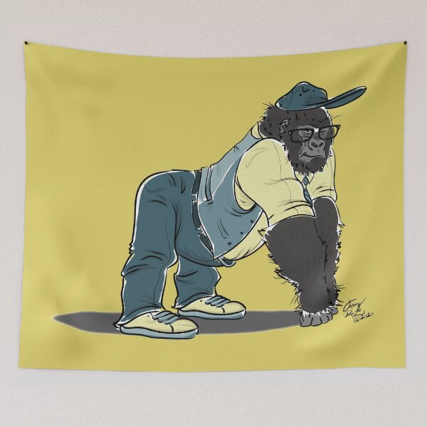 Item preview, Nerdy Gorilla Guy designed and sold by JohnnyPraize.