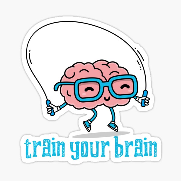 Train Your Brain Sticker