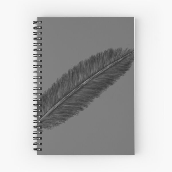 Item preview, Black and white feather designed and sold by irmasarts.