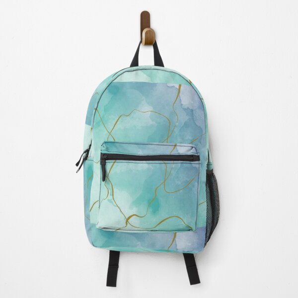 Item preview, Blue Watercolour With Gold Accent designed and sold by sarahvonurban.