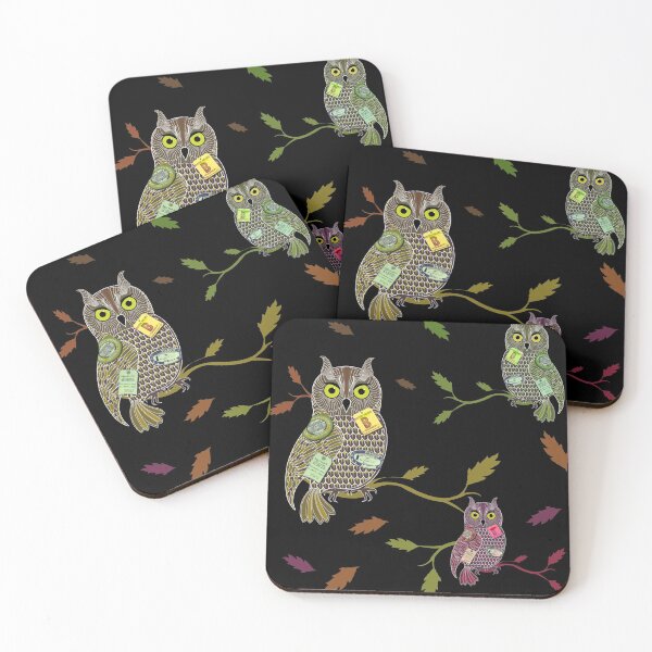 Item preview, Copia de Travelling owl, autumn, pattern, traveling designed and sold by Jaime Brash.