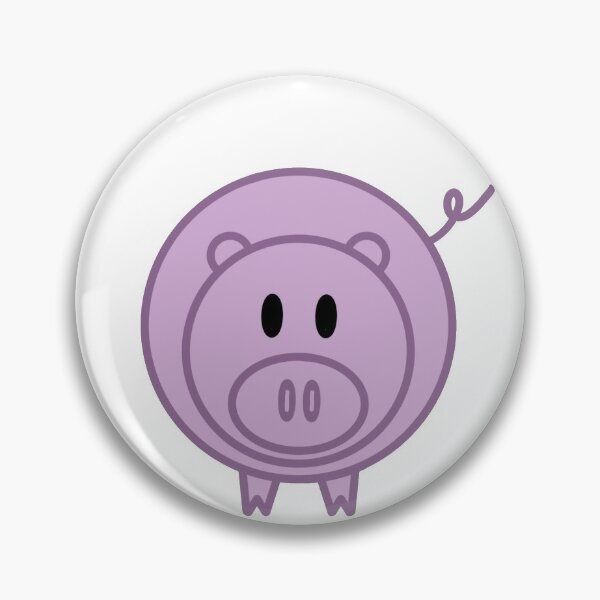 Aperçu de l'œuvre petit cochon rond créée et vendue par grac's doodles.