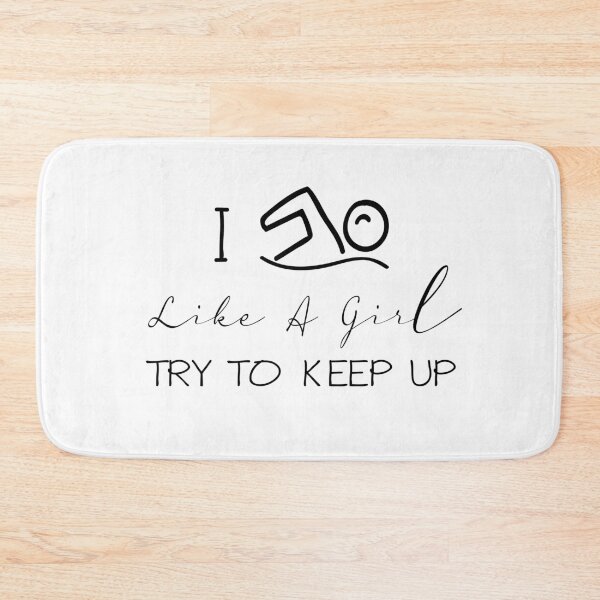 Item preview, swim like a girl designed and sold by PRINTED ..