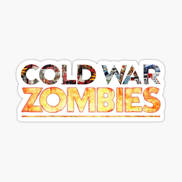 Logo du titre des zombies de la guerre froide Sticker