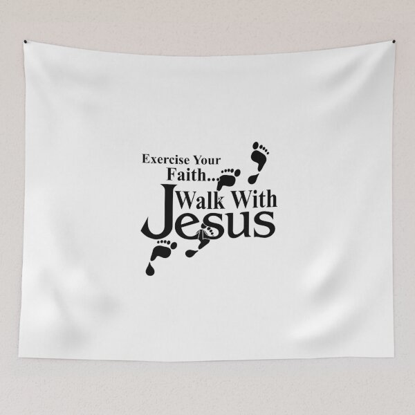 Item preview, exercise your faith walk with jesus designed and sold by PUNCH ME IN SHOP.