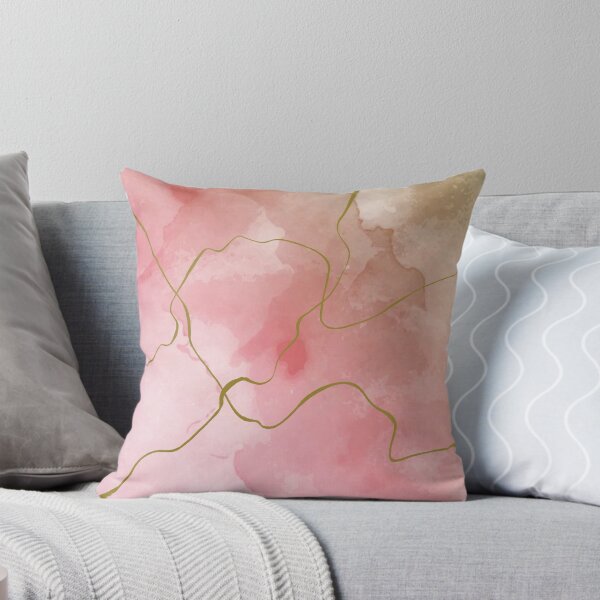 Item preview, Rose Gold Watercolour With Gold Accent designed and sold by sarahvonurban.
