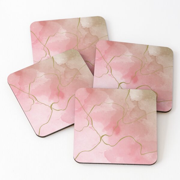 Item preview, Rose Gold Watercolour With Gold Accent designed and sold by sarahvonurban.