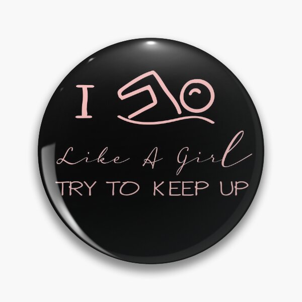 Item preview, swim like a girl designed and sold by PRINTED ..